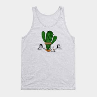 Free hug cactus in the wild west Tank Top